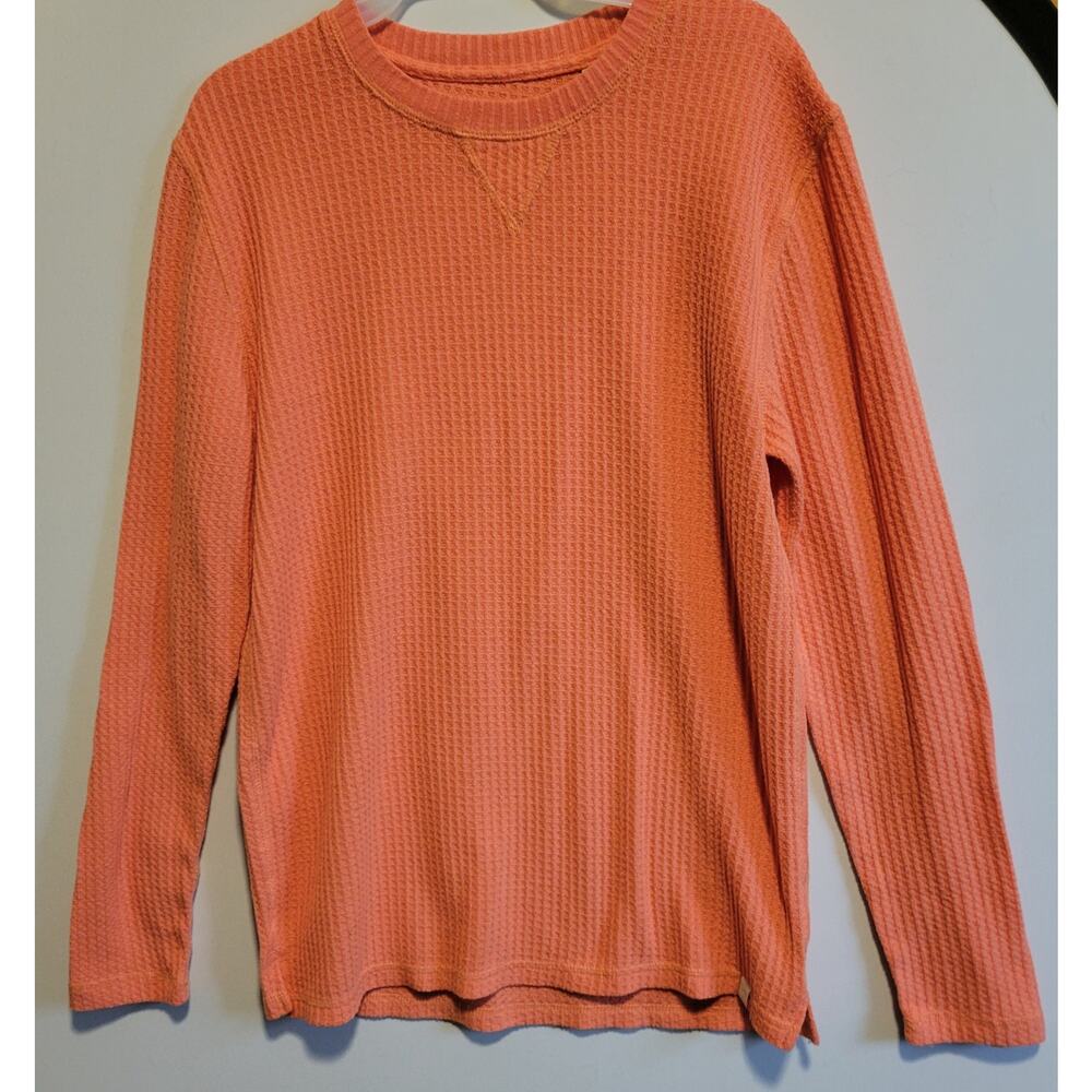 Standard Cloth Men's Long Sleeve Waffle Texture Shirt - Size M